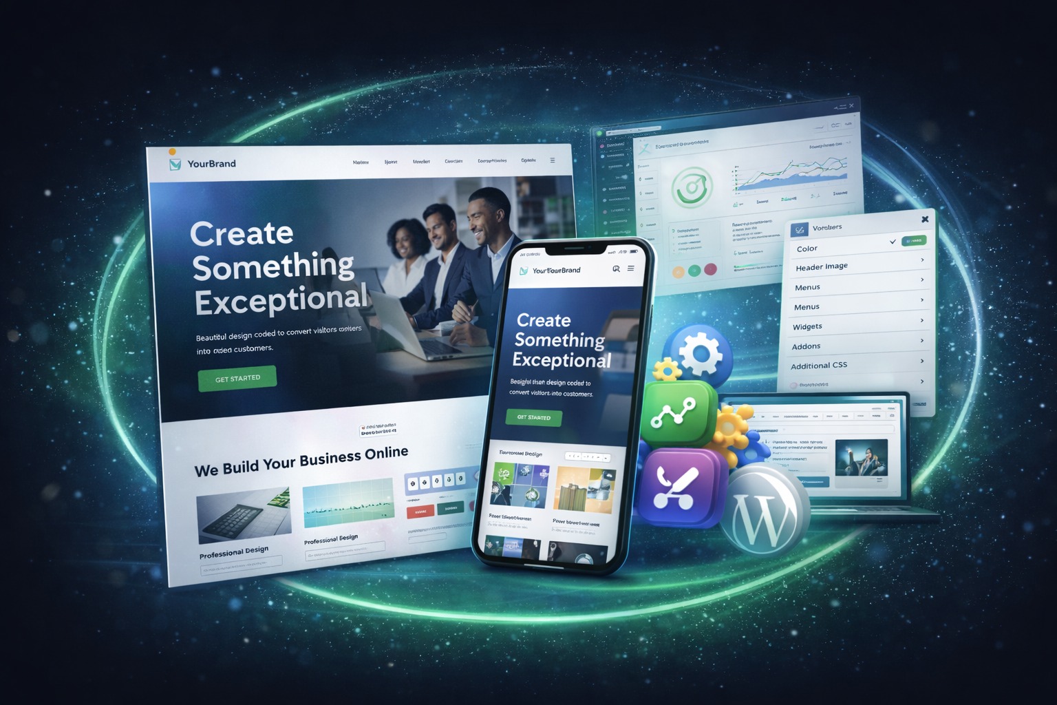 Business website development showcase